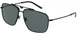 Sunglasses - Dolce & Gabbana - DG2264 - 110681 MATTE BLACK // GREY POLARIZED