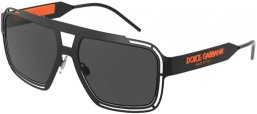 Sunglasses - Dolce & Gabbana - DG2270 - 110687 MATTE BLACK // DAR GREY