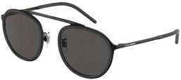 Sunglasses - Dolce & Gabbana - DG2276 - 01/87 BLACK MATTE BLACK // DARK GREY