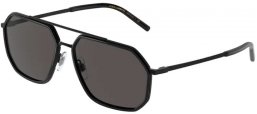 Sunglasses - Dolce & Gabbana - DG2285 - 110687 BLACK MATTE BLACK // DARK GREY