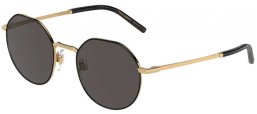 Sunglasses - Dolce & Gabbana - DG2286 - 02/87 GOLD BLACK // DARK GREY
