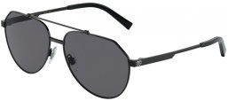 Sunglasses - Dolce & Gabbana - DG2288 - 110681 MATTE BLACK // GREY POLARIZED