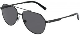 Gafas de Sol - Dolce & Gabbana - DG2288 - 110681 MATTE BLACK // GREY POLARIZED