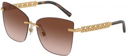 Gafas de Sol - Dolce & Gabbana - DG2289 - 02/13 GOLD // BROWN GRADIENT