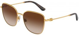 Lunettes de soleil - Dolce & Gabbana - DG2293 - 02/13 GOLD // BROWN GRADIENT