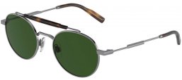 Lunettes de soleil - Dolce & Gabbana - DG2295 - 04/71  GUNMETAL // DARK GREEN