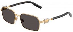 Sunglasses - Dolce & Gabbana - DG2316 - 02/87 GOLD // DARK GREY