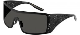 Gafas de Sol - Dolce & Gabbana - DG2317 - 110687 MATTE BLACK // DARK GREY