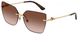 Gafas de Sol - Dolce & Gabbana - DG2321 - 02/13 GOLD // BROWN GRADIENT