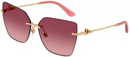 Gafas de Sol - Dolce & Gabbana - DG2321 - 02/8D GOLD // DARK PINK GRADIENT