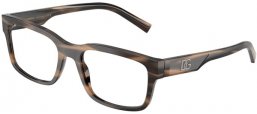 Monturas - Dolce & Gabbana - DG3352 - 3200  STRIPED TOBACCO