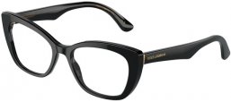 Frames - Dolce & Gabbana - DG3360 - 3246 BLACK ON GREY TRANSPARENT