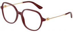 Monturas - Dolce & Gabbana - DG3364 - 3442  BORDEAUX CORD