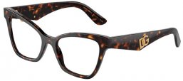 Monturas - Dolce & Gabbana - DG3369 - 502  HAVANA