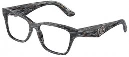 Frames - Dolce & Gabbana - DG3370 - 3187 STRIPED BLACK