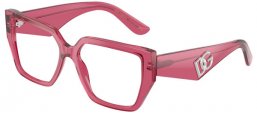 Monturas - Dolce & Gabbana - DG3373 - 3211  TRANSPARENT BORDEAUX