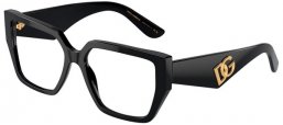 Lunettes de vue - Dolce & Gabbana - DG3373 - 501 BLACK