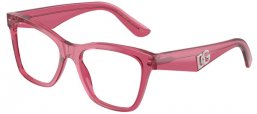 Frames - Dolce & Gabbana - DG3374 - 3211  TRANSPARENT BORDEAUX