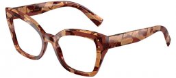 Monturas - Dolce & Gabbana - DG3386 - 3462  PEARL HAVANA BROWN