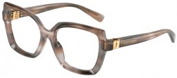 Monturas - Dolce & Gabbana - DG3413 - 3449  STRIPED GREY