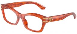 Monturas - Dolce & Gabbana - DG3420 - 3452  HAVANA CAMEL