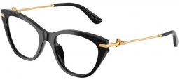 Monturas - Dolce & Gabbana - DG3428 - 501  BLACK
