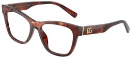 Monturas - Dolce & Gabbana - DG3430 - 3222  HAVANA DARK RED