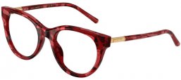 Monturas - Dolce & Gabbana - DG3433 - 3463  PEARL HAVANA RED