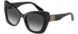 Lunettes de soleil - Dolce & Gabbana - DG4405 - 501/8G BLACK // GREY GRADIENT