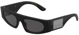 Lunettes de soleil - Dolce & Gabbana - DG4411 - 252587  MATTE BLACK // DARK GREY