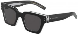 Sunglasses - Dolce & Gabbana - DG4413 - 675/R5 BLACK CRYSTAL // GREY