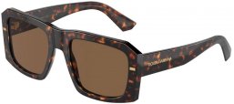 Gafas de Sol - Dolce & Gabbana - DG4430 - 502/73  HAVANA // DARK BROWN