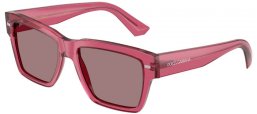 Lunettes de soleil - Dolce & Gabbana - DG4431 - 32117N  TRANSPARENT BORDEAUX // DARK PURPLE