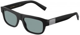 Lunettes de soleil - Dolce & Gabbana - DG4432 - 282087  BRUSHED BLACK // GREY