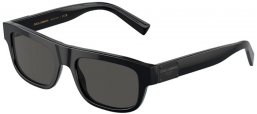 Sunglasses - Dolce & Gabbana - DG4432 - 501/87  BLACK // DARK GREY