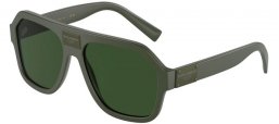 Gafas de Sol - Dolce & Gabbana - DG4433 - 329771  MATTE GREEN // DARK GREEN