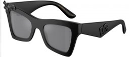 Sunglasses - Dolce & Gabbana - DG4434 - 25256G  MATTE BLACK // GREY MIRROR BLACK