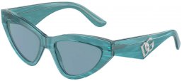 Lunettes de soleil - Dolce & Gabbana - DG4439 - 3406E3  FLEUR AZURE // BLUE