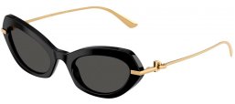 Sunglasses - Dolce & Gabbana - DG4473 - 501/87 BLACK // DARK GREY