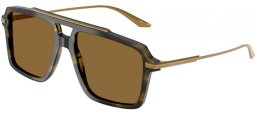 Sunglasses - Dolce & Gabbana - DG4477 - 3447S7  STRIPED GREEN OLIVE // BROWN