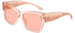 Gafas de Sol - Dolce & Gabbana - DG4493 - 314884  TRANSPARENT PINK // DARK PINK