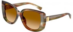 Sunglasses - Dolce & Gabbana - DG4495 - 34462L  STRIPED OCHRE // LIGHT BROWN GRADIENT YELLOW