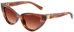 Lunettes de soleil - Dolce & Gabbana - DG4497 - 322113  STRIPED BROWN // BROWN GRADIENT