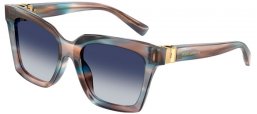 Gafas de Sol - Dolce & Gabbana - DG4498 - 344814  STRIPED BLUE // GREY GRADIENT BLUE