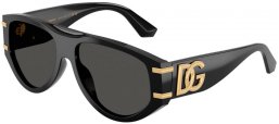 Gafas de Sol - Dolce & Gabbana - DG4499 - 501/87 BLACK // DARK GREY