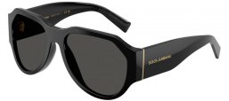Gafas de Sol - Dolce & Gabbana - DG4504 - 501/87 BLACK // DARK GREY