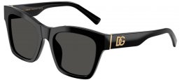 Gafas de Sol - Dolce & Gabbana - DG4512 - 501/87 BLACK // DARK GREY