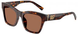Gafas de Sol - Dolce & Gabbana - DG4512 - 502/73 HAVANA // DARK BROWN