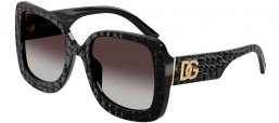 Gafas de Sol - Dolce & Gabbana - DG4513 - 32888G  BLACK WITH TEXTURE AND COCONUT // GREY GRADIENT