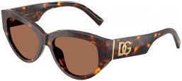 Gafas de Sol - Dolce & Gabbana - DG4514 - 502/73 HAVANA // DARK BROWN